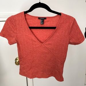 ORANGE VCUT TANK TOP